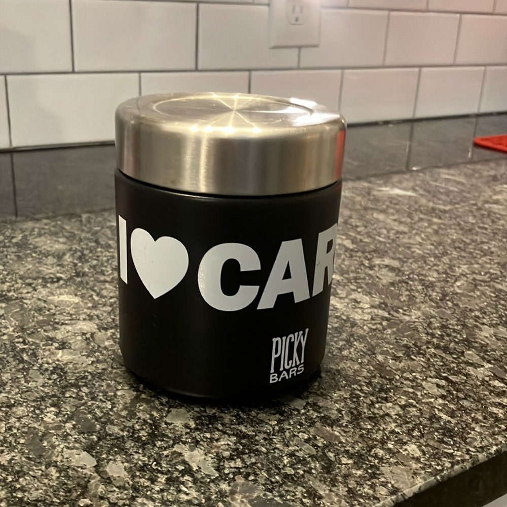 Black Miir Soup Hot Liquid Container with Picky Bar Logo 16 Oz